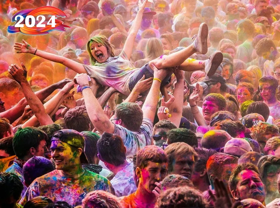 1 day holi celebration in vrindavan