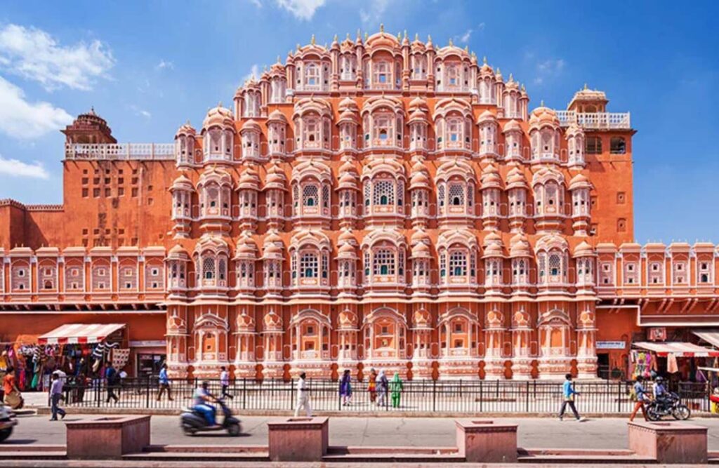 4 days delhi agra jaipur via vrindavan tour package
